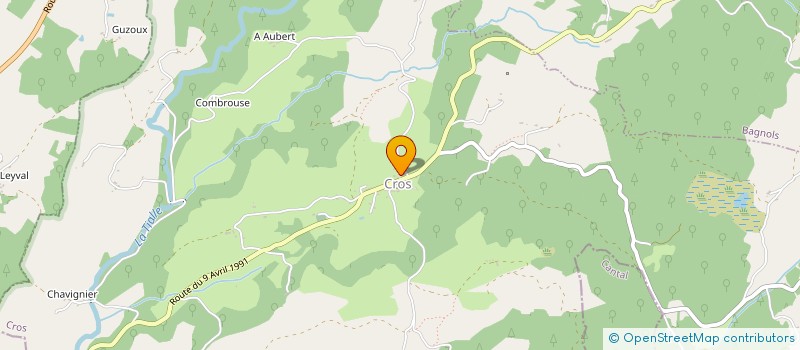 localisation de l'entreprise GAEC DE FENIERS  BAGNOLS