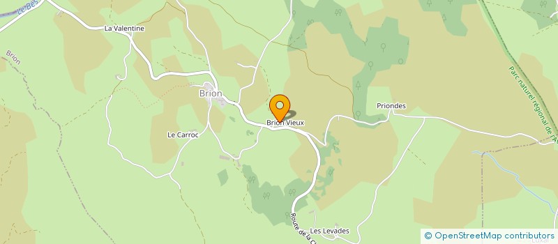 localisation de l'entreprise GAEC DE FERLUGUET  LA FAGE MONTIVERNOUX