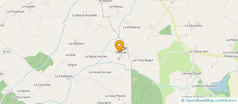 localisation de l'entreprise GAEC DE FEUSSAY à GAHARD