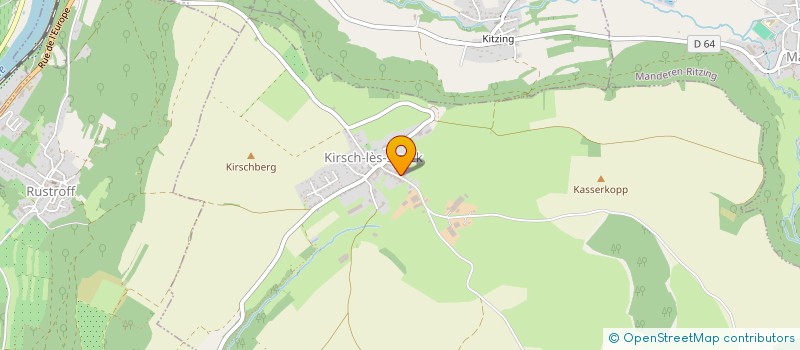 localisation de l'entreprise GAEC DE FLEUR FONTAINE à KIRSCH-LES-SIERCK
