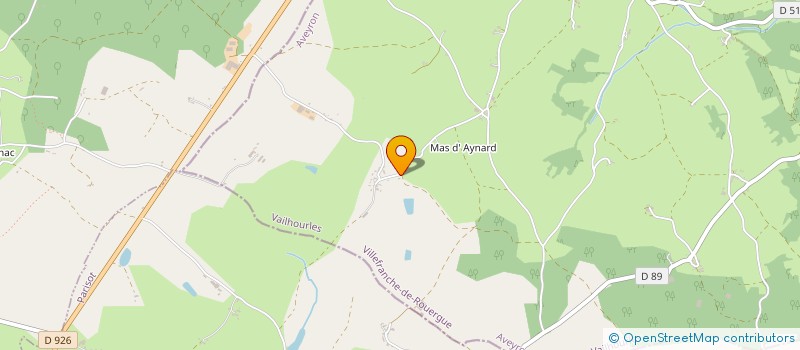 localisation de l'entreprise GAEC DE FLEURETTE  VAILHOURLES