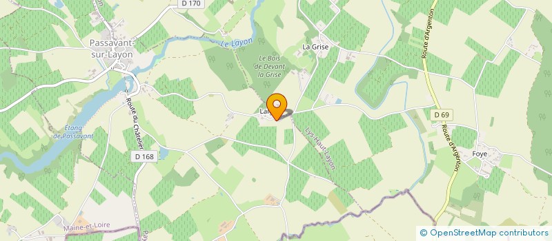 localisation de l'entreprise GAEC DE FLIGNE à LYS-HAUT-LAYON