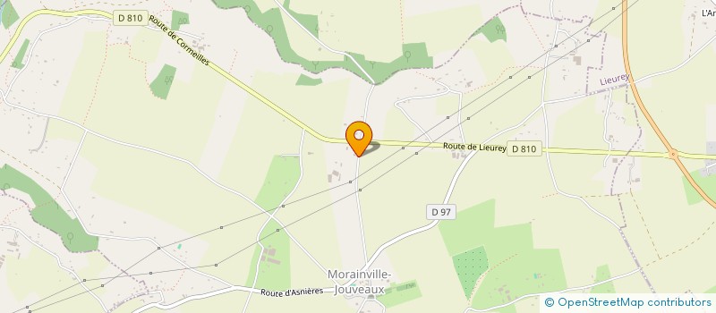 localisation de l'entreprise GAEC DE FOLLEVILLE à MORAINVILLE-JOUVEAUX