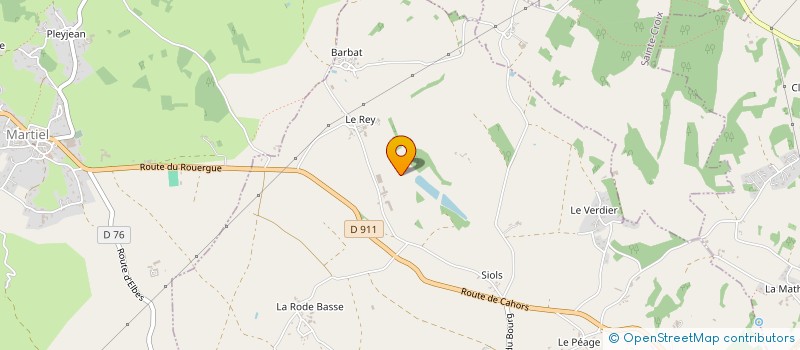 localisation de l'entreprise GAEC DE FONBOULPET  SAVIGNAC