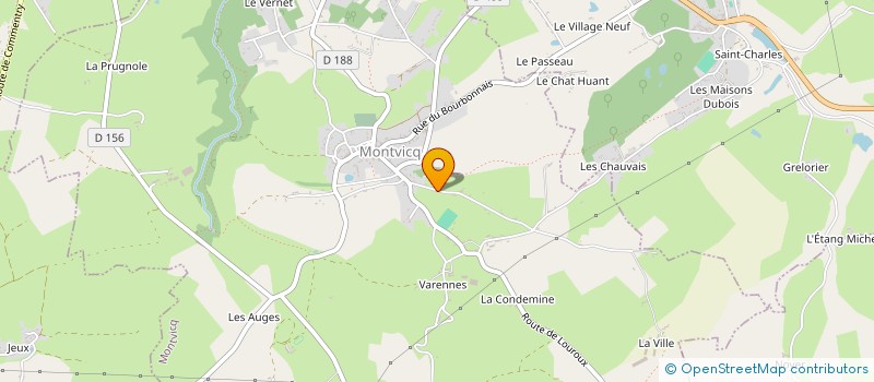 localisation de l'entreprise GAEC DE FONTBONNAT à SAINT-ANGEL