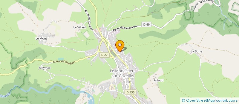 localisation de l'entreprise GAEC DE FONTFREYDE  LAUSSONNE