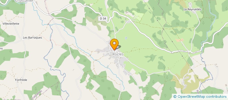 localisation de l'entreprise GAEC DE FORESTIER  LANGOGNE