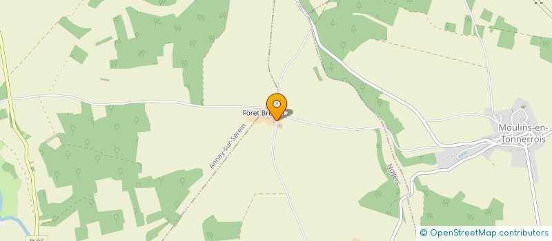 localisation de l'entreprise GAEC DE FORET BREAULT  NOYERS