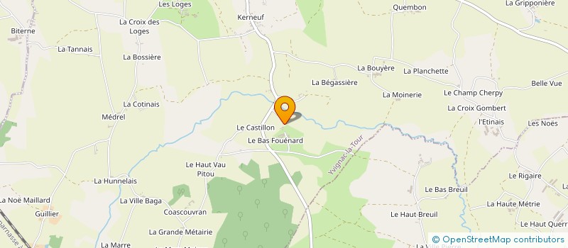 localisation de l'entreprise GAEC DE FOUESNARD à YVIGNAC-LA-TOUR