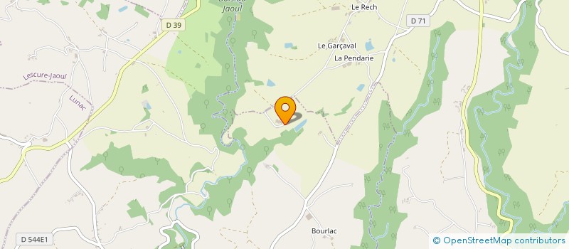 localisation de l'entreprise GAEC DE FOURNOULET à LESCURE-JAOUL