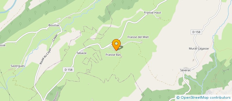 localisation de l'entreprise GAEC DE FRAYSSE-BAS à POLMINHAC