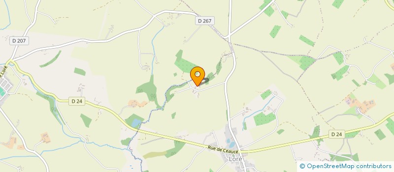 localisation de l'entreprise GAEC DE FRESNAY à CEAUCE