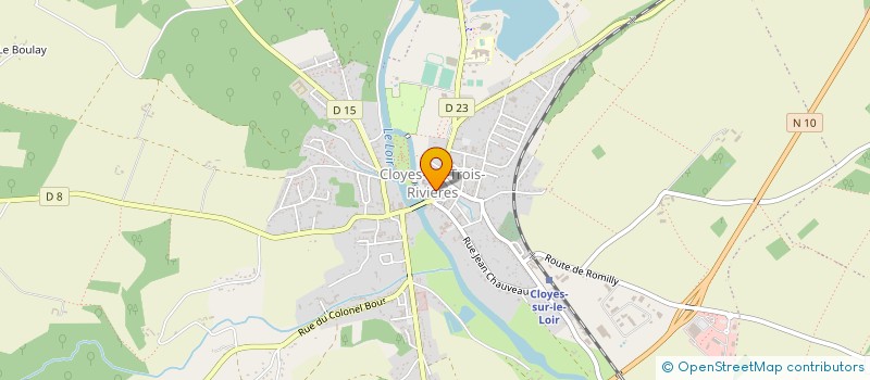 localisation de l'entreprise GAEC DE FRIAISE à CLOYES-LES-TROIS-RIVIERES