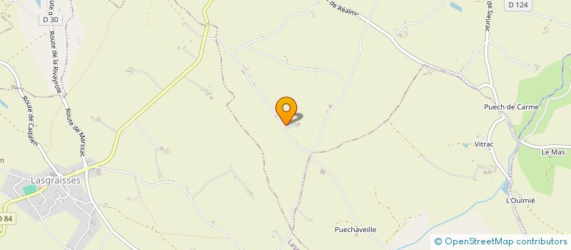 localisation de l'entreprise GAEC DE GARRIC LONG  ORBAN