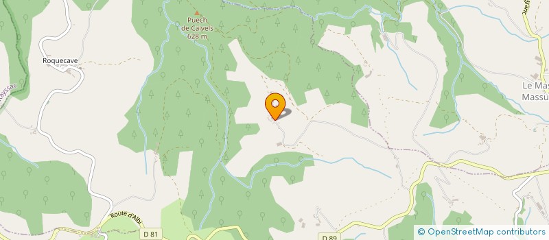 localisation de l'entreprise GAEC DE GARRIGAUTE  LACAZE