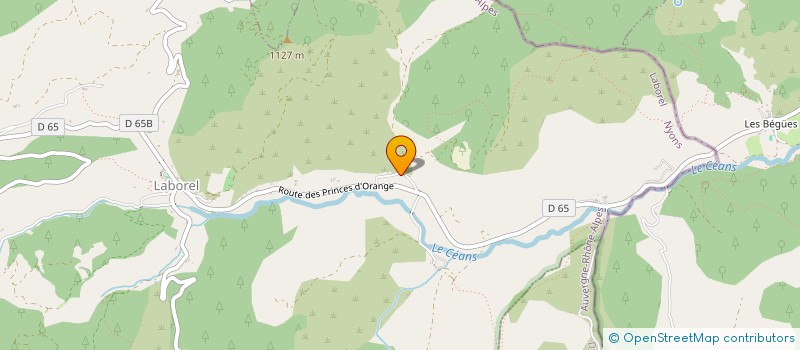 localisation de l'entreprise GAEC DE GAUDISSARD à EYGALAYES