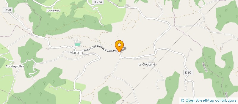 localisation de l'entreprise GAEC DE GAZILLOUS  SAINT-JUERY