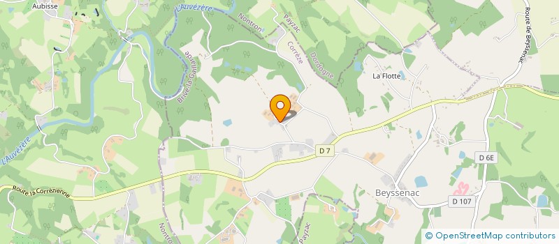 localisation de l'entreprise GAEC DE GERMIGNAC à BEYSSENAC