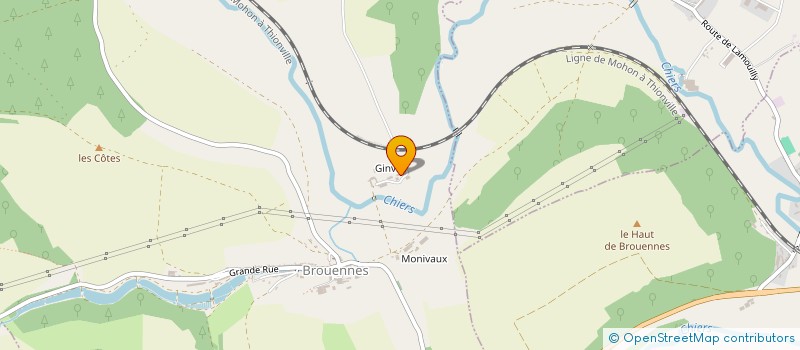 localisation de l'entreprise GAEC DE GINVRY  BROUENNES