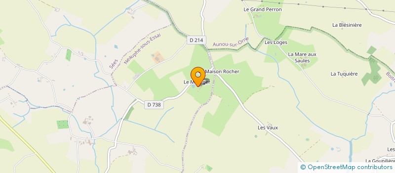 localisation de l'entreprise GAEC DE GLATIGNY à NEAUPHE-SOUS-ESSAI
