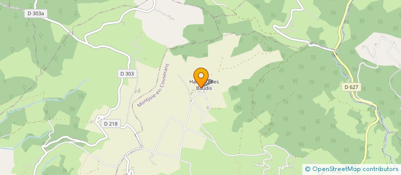 localisation de l'entreprise GAEC DE GLORIETTE à MONTJOIE-EN-COUSERANS