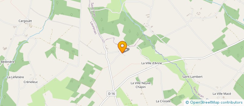 localisation de l'entreprise GAEC DE GOLOGOUET  LAURENAN