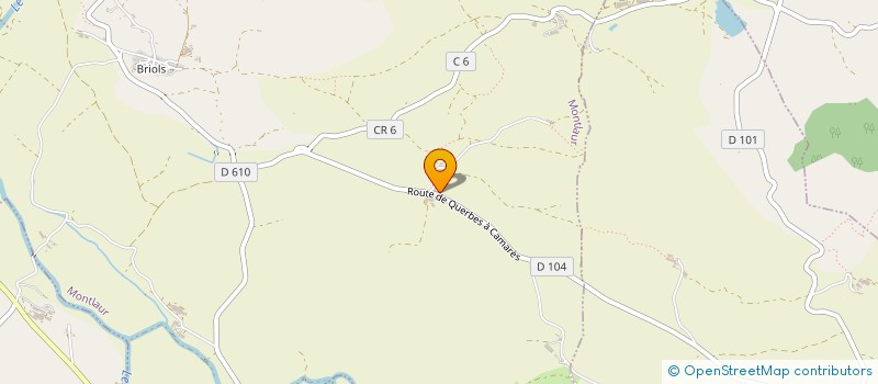 localisation de l'entreprise GAEC DE GOMMARIC à MONTLAUR