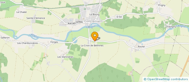 localisation de l'entreprise GAEC DE GOMMIERS à ROSNAY
