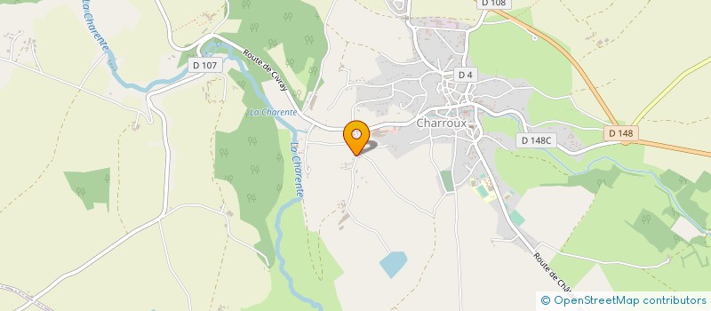 localisation de l'entreprise GAEC DE GORCE  CHARROUX