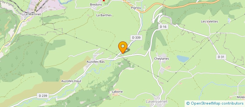 localisation de l'entreprise GAEC DE GRAND CHAMP à LAVEISSIERE