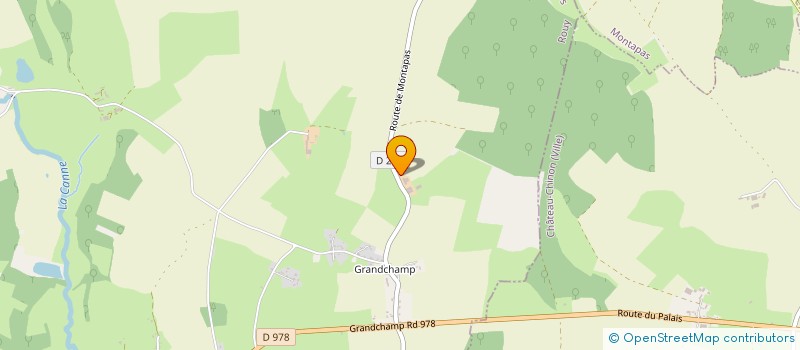localisation de l'entreprise GAEC DE GRAND CHAMP  ROUY