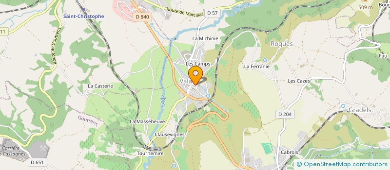 localisation de l'entreprise GAEC DE GRANDSAGNES à NAUVIALE