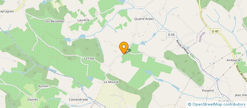 localisation de l'entreprise GAEC DE GREL  MIRABEL