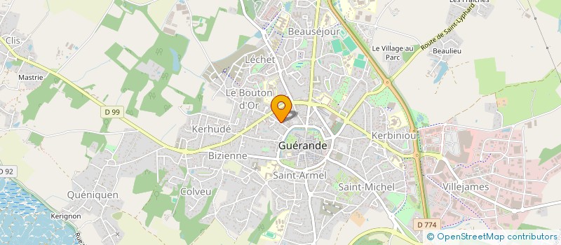 localisation de l'entreprise GAEC DE GRENO à SAINT-MOLF