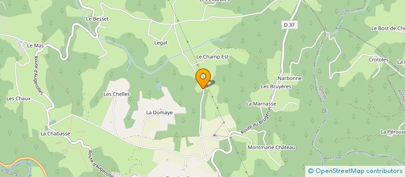 localisation de l'entreprise GAEC DE GRIOLLES à SAINT-GERVAIS-SOUS-MEYMONT