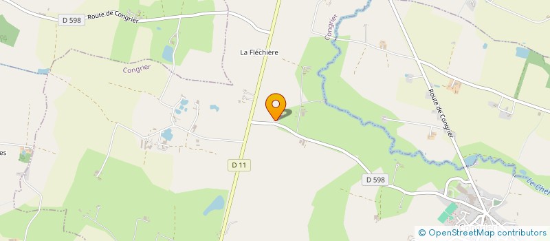 localisation de l'entreprise GAEC DE GROOT AGL  CONGRIER