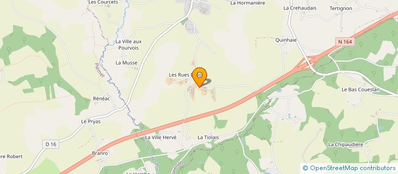 localisation de l'entreprise GAEC DE GUINOT à LAURENAN