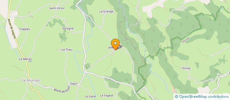 localisation de l'entreprise GAEC DE JALANHAC à LE MONTEIL