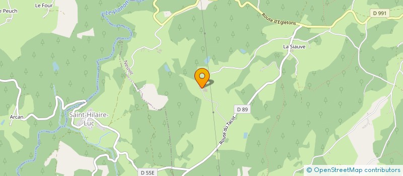 localisation de l'entreprise GAEC DE JASSOT  NEUVIC