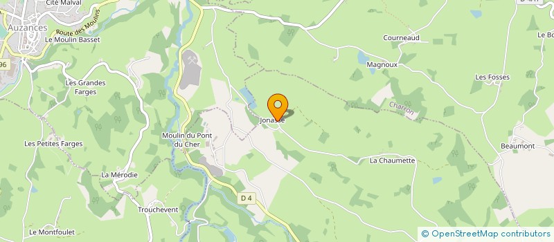 localisation de l'entreprise GAEC DE JONASSE à DONTREIX
