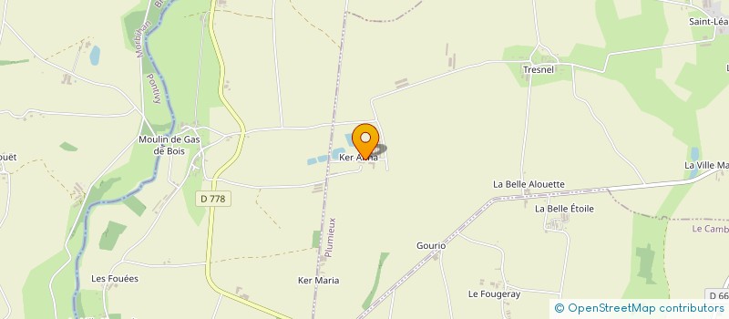 localisation de l'entreprise GAEC DE KER ANNA à PLUMIEUX