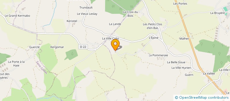localisation de l'entreprise GAEC DE KERBOHO à LE FŒIL