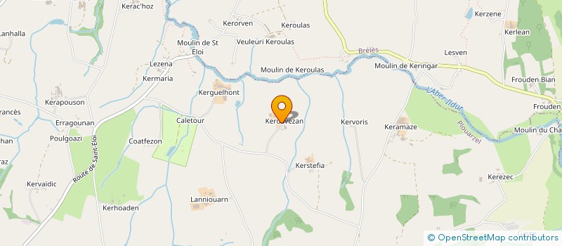 localisation de l'entreprise GAEC DE KERDAVEZAN à PLOUARZEL