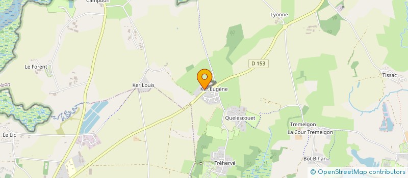 localisation de l'entreprise GAEC DE KERGRENEC  MUZILLAC