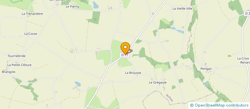 localisation de l'entreprise GAEC DE KERJOLY  ROHAN