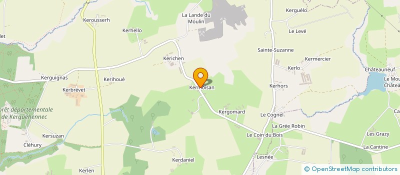 localisation de l'entreprise GAEC DE KERMOISAN à MOREAC