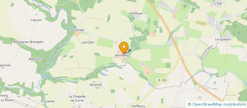 localisation de l'entreprise GAEC DE KERNEDRE à QUESTEMBERT
