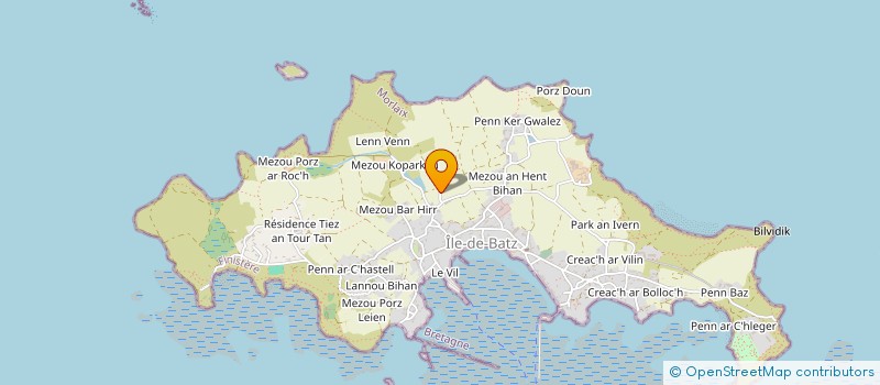 localisation de l'entreprise GAEC DE KERSCAO  ILE-DE-BATZ