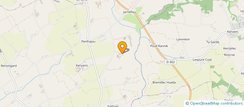 localisation de l'entreprise GAEC DE KERSCAVEN à PLOVAN