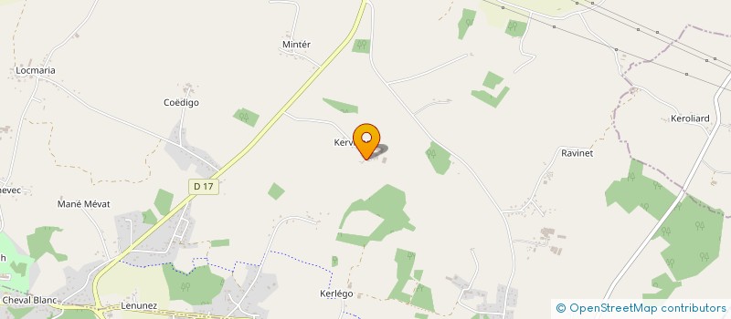 localisation de l'entreprise GAEC DE KERVIHAN à PLUMERGAT